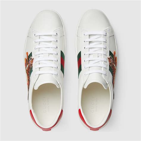 gucci tiger women's ace sneaker|Gucci tiger sneakers high.